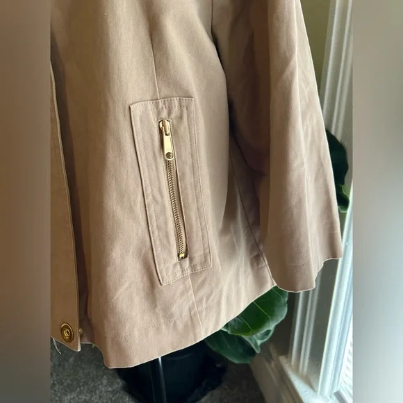 Nine West Tan Trench - Picture 4 of 11